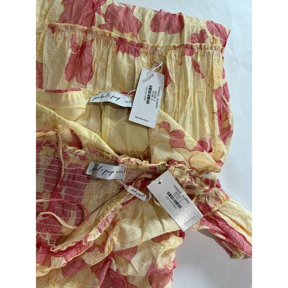 Petal & Pup Lily Two Piece Set in Yellow Pink - Picture 5 of 5